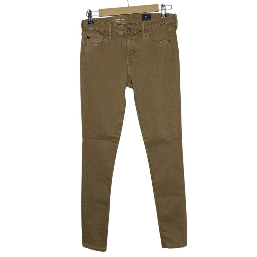 AG Jeans Adriano Goldschmied Pants Womens 27 Neutral Legging Skinny Ankle NEW
